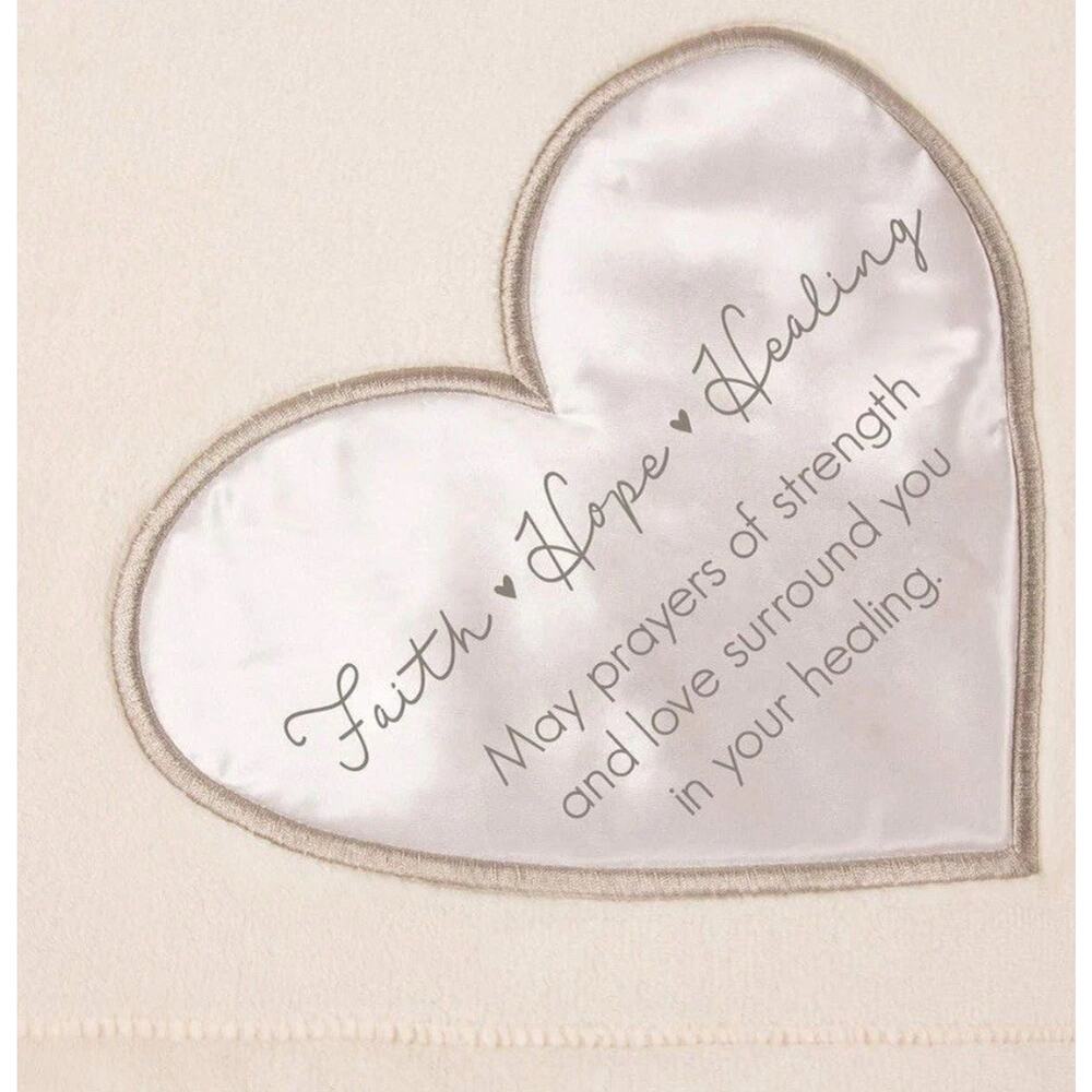 Pavilion Faith Hope Healing Royal Plush Comfort Blanket 50 in x 60 in 19514 New